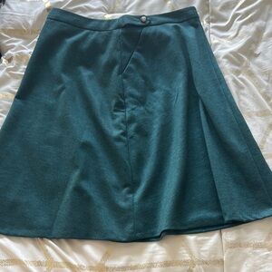 Elegant Teal Skirt